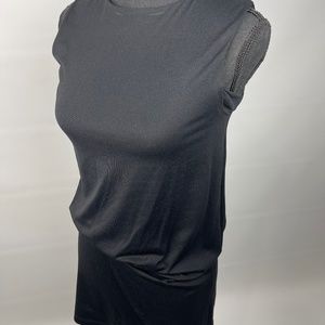 Susana Monoco - Black Sleeveless Cocktail Mini Dress